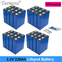 16Pieces 3.2V 228Ah Lifepo4 Battery 12V 24V 228AH Rechargeable Battery Pack for Electric Car RV Solar Energy Storage System Use 2024 - buy cheap