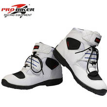 Motorcycle Professional Shift Gear Boots Motocross Botas Motorbike Non-slip Motorboats Racing Female Male Riding Shoes 2024 - buy cheap