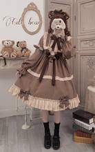 Vestido de princesa lolita para Encaje vintage, ropa de cintura alta, estilo victoriano, gótico, lolita op cos 2024 - compra barato
