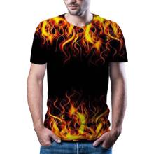 Novo T -Shirt Dos homens de Alta-Qualidade Explosão Dos homens T-Camisa-Manga Curta 3d Impresso T -Shirt Dos homens de Forma Considerável T-Camisa 2024 - compre barato