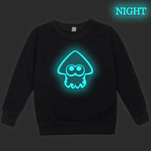 Luminous Kids Splatoon Sweatshirts Printed Child Long Sleeve Hoodie Toddler Cotton Sportswear Teens Boys Girls Tops Pullover 2024 - buy cheap