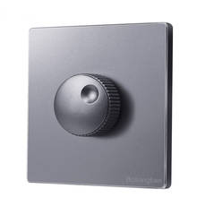 Interruptor de atenuación de luz, control de iluminación ajustable, botón de pared, atenuador, color gris plateado, estilo nórdico simple, CA 220V, J2-TS 2024 - compra barato