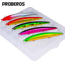 Proberos isca de pesca exportada para o japão, isca de pesca de 5 cores, 15.5g-0.54oz/12cm-4.7 "#6 bmb 3x 2024 - compre barato