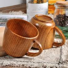Taza de madera hecha a mano para beber té, café, cerveza, taza de viaje, regalo de cocina para el hogar 2024 - compra barato