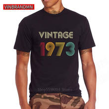 Camiseta vintage 1973, todas as peças originais, presente de aniversário 47th, camiseta para homens e mulheres, novidade, camisetas para esposa, manga curta, camiseta para família 2024 - compre barato
