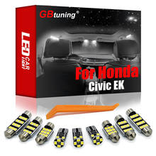GBtuning Canbus LED For Honda Civic 6 VI EK EK3 EK4 EK9 1996-2000 Auto Trunk Dome Bulb Lamp Interior Reading Parts Light Kit 2024 - buy cheap