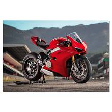 Ducati Panigale V4 S-Foto de motocicleta, póster de arte de pared, pintura de lienzo, imágenes de pared para decoración de sala de estar 2024 - compra barato