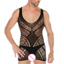 Men Sexy Lingerie Intimates Exotic Sleepwear Bodysuit Hot Sexy Costumes Net Nightdress Porno Night Male Underwear Dropshipping 2024 - buy cheap
