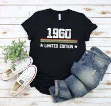 Retro 1960 camiseta camisa 61 anos de idade homem e mulher presente de aniversário/61st aniversário personalizado presente de aniversário idéias algodão 2024 - compre barato