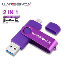 WANSENDA Usb 3.0 USB Flash Drive High Speed Pen Drive 32GB 64GB 128GB 256GB Dual OTG Pendrive USB Stick for SmartPhone/Tablet/PC 2024 - buy cheap