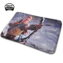 Aloy-alfombra antideslizante para la familia, estera suave para el hogar, con diseño de la familia Horizon Forbidden West Zero Dawn, para Playstation 5, Ps5 2024 - compra barato