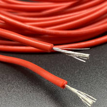 Высоковольтный силиконовый кабель постоянного тока 25 кв, 13awg 15awg 17AWG 20AWG, электронный провод, гибкий высокотемпературный кабель с Оловянным покрытием, 2 м/лот 2024 - купить недорого