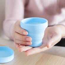 1Pcs 170ml Silicone Folding Cup Portable Telescopic Drinking Collapsible Coffee Drinkware Cup Multi-function For Outdoor Travel 2024 - buy cheap
