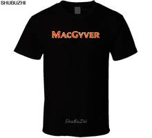 Macgyver camiseta clássica do programa de tv, camiseta legal casual do orgulho masculina, camiseta unissex nova moda, tamanho solto, shubuzhi engraçado sbz3447 2024 - compre barato