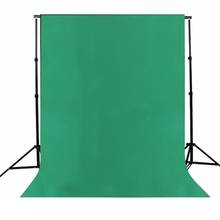 Fondo de algodón verde para estudio de fotografía, telón de tela para pantalla, 3 tamaños 2024 - compra barato