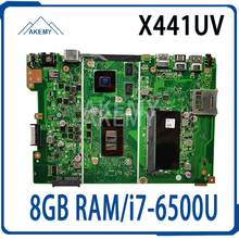 Nova placa-mãe X441UV 8GB RAM / i7-6500U 920MX / 2GB GPU para placa-mãe ASUS X441U X441UV A441UV F441U Laotop 2024 - compre barato