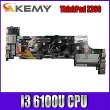 Akemy BX260 NM-A531 For Lenovo ThinkPad X260 Laptop Motherboard CPU I3 6100U 100% Test Work FRU00UP189 01EN192 01HX026 01HX025 2024 - buy cheap