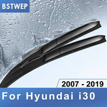 BSTWEP Windscreen Wiper Blades for Hyundai i30 Fit Push Button Arms / Hook Arms Model Year from 2007 to 2017 2024 - buy cheap