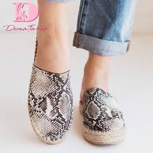 DoraTasia 2020 New Arrivals Large Size 43 Women Slippers Low Heel Animal Prints Platform Flats Summer Outside Women Slides 2024 - buy cheap