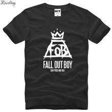 FOB Fall Out Boy Pop Punk Rock Mens Men T Shirt T-shirt Fashion Summer New Short Sleeve O Neck Cotton Tshirt Tee Fans Clothing 2024 - buy cheap