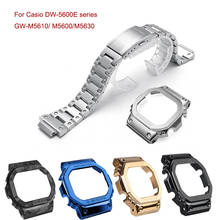 Correa de reloj de Metal DW5600 de 4rd generación para GW-M5610, banda de reloj con bisel para Casio G-SHOCK GW-S5600, accesorios de repuesto para relojes para hombre 2024 - compra barato