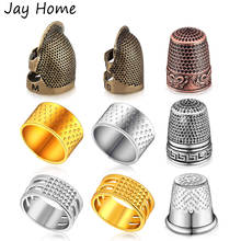 1PC Sewing Thimble Finger Protector Adjustable Thimble Metal Shield Protector for Needlework Craft DIY Embroidery Sewing Tools 2024 - buy cheap
