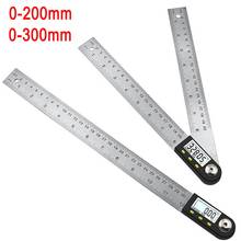 0-200/300mm Digital Angle Ruler Inclinometer Stainless Steel Electronic Universal Angle Device 360 Degree Goniometer Tools New 2024 - buy cheap