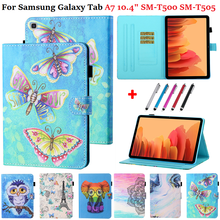 Case For Samsung Galaxy Tab A7 10.4 2020 Cover SM-T500 SM-T505 SM-T507 T500 T505 A 7 Funda Tablet Cartoon Painted Shell Coque 2024 - buy cheap