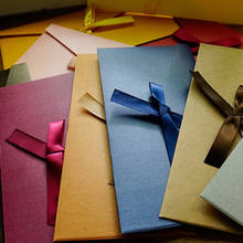 Sobres de papel con perlas en blanco para tarjetas de regalo, 12 colores, 17,5x12,4 cm, 50 unids/lote 2024 - compra barato
