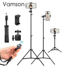 Vamson for Phone Tripod Selfie Stick Tripode with Bluetooth Remote Panorama Head Travel Portable Shoot video Tripod Stand VLS03B 2024 - buy cheap