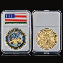 Premio de Honor Militar, artesanías de Metal en 3D de EE. UU., desafío de recuerdo, monedas Militares del Departamento de la Marina, gran sello 2024 - compra barato