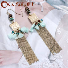 Tassel Drop Earrings for Women Vintage Gold Color Bohemian Costume Jewelry Wholesale Suspension Pendientes brincos Accessories 2024 - buy cheap