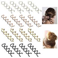 9PCS Women Girls Spiral Bobby Pin Metal Non-scratch Spin Hair Clip Twist Screw Hair Pin Headwear Hair Accessories Tool 2024 - buy cheap