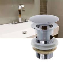 Bathroom Sink Drain Stopper Sink Tap Push Button Pop up Waste Plug Slotted Drain 2024 - buy cheap