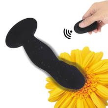 Vibrador masajeador de próstata para el punto G, Juguetes sexuales con 10 velocidades, ventosa, tapón Anal, consolador inalámbrico con Control remoto 2024 - compra barato