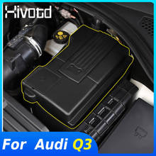 Hivotd For Audi Q3 2020 2019 Accessories Car Engine Battery Protection Cover Insulating Dustproof Case Interior Decoration Parts 2024 - buy cheap