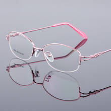 Optical Clear Glasses Frame Women Computer Half-Rim Decorative Eyeglasses Spectacle Frame For Women's Transparent Lens RX-Able 2024 - buy cheap