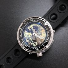 STEELDIVE men dive wrist watch,mens automatic watches tuna self wind mechanical wristwatch sports 300m waterproof luminous clock 2024 - buy cheap