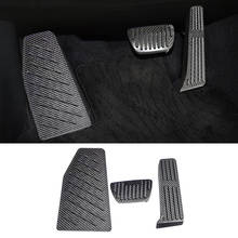 For Toyota RAV4 XA50 2019 2020 2021 2022 MK5 Car Accelerator Gas Pedal Brake Pedals Non-Drilling Cover Footrest Pad Accessories 2024 - buy cheap