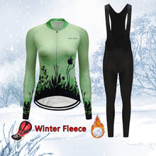 2022 Winter Warm Bicycle Clothing Female Fashion Cycling Jersey Set Thermal Fleece Road Bike Clothes MTB Suit Women Kit Uniform 2024 - buy cheap