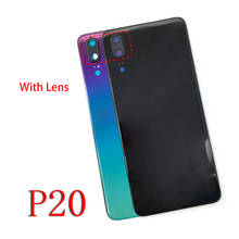 Funda trasera de cristal para Huawei P20, cubierta trasera para puerta, con lente de cristal para cámara 2024 - compra barato
