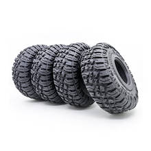 Pele do pneu 118mm 4 unidades, para traxxas trx4 defender 1/10 90046 90047 cc01 d90 d110 rc acessórios de peças de carro 2024 - compre barato