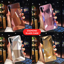 Зеркальные 3D чехлы с бриллиантами для телефонов Huawei P20 Pro P30 Lite P Smart Z Y5 Y6 Y7 Y9 Prime 2019 Mate 10 20 30 Lite Honor 10i 20i, чехол 2024 - купить недорого