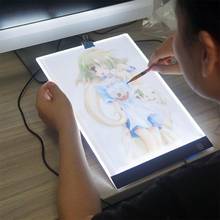 Three-level Dimming A4 LED Writing Painting Light Box Tracing Board Copy Pads Drawing Tablet Artcraft A4 Copy Table LED Board 2024 - buy cheap