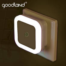 Goodland LED Night Light Sensor Control Night Lamp Energy Saving LED Sensor Lamp EU US Plug Nightlight for Children Kids Bedroom 2024 - buy cheap