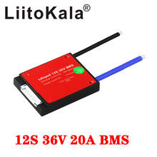 LiitoKala 12S 36V 20A Waterproof BMS Lifepo4 Battery 3.2V 18650 32700 battery protected lithium battery pack 2024 - buy cheap