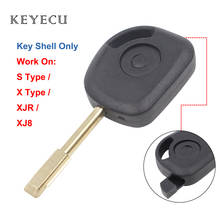 Чехол для ключей Keyecu Transponder для Jaguar Sovereign Vanden XJ6 XJ8 XJR XJ12 XJS XK8 чехол для автомобильных ключей 2024 - купить недорого
