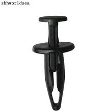 Shhworldsea 100pcs  Nylon Black Fascia Retainer Fastener Clip For GM 15681408 For Ford N803709S 2024 - buy cheap