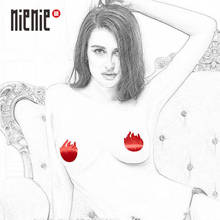 NEW 50 pairs (100 Pcs) Women Sexy Disposable Self Adhesive Pasties - flame Shape Breast Stickers Nipple Cover Bra Pad Pasties 2024 - buy cheap