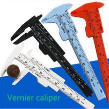 Protable 80mm vernier caliper diameter micrometer vernier caliper student DIY model making mini tool ruler measure plastic 2024 - buy cheap